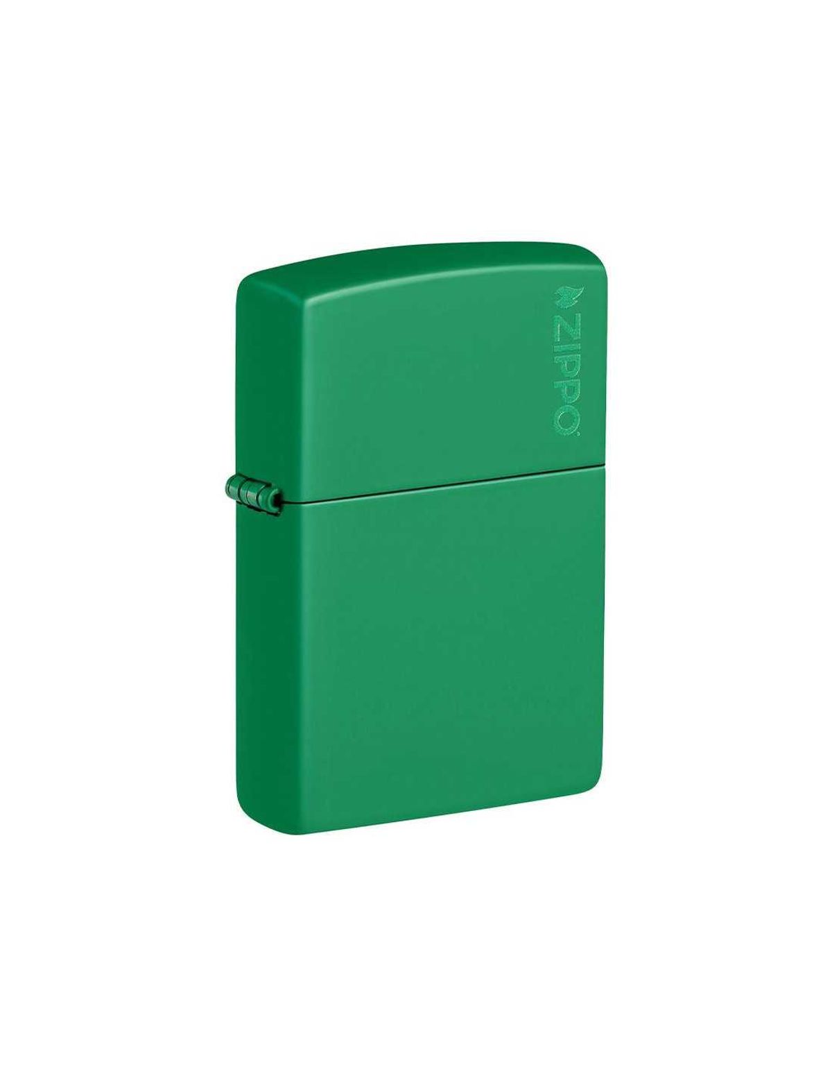 Zippo Golf Green Matte med Zippo logo - Zippo lighter