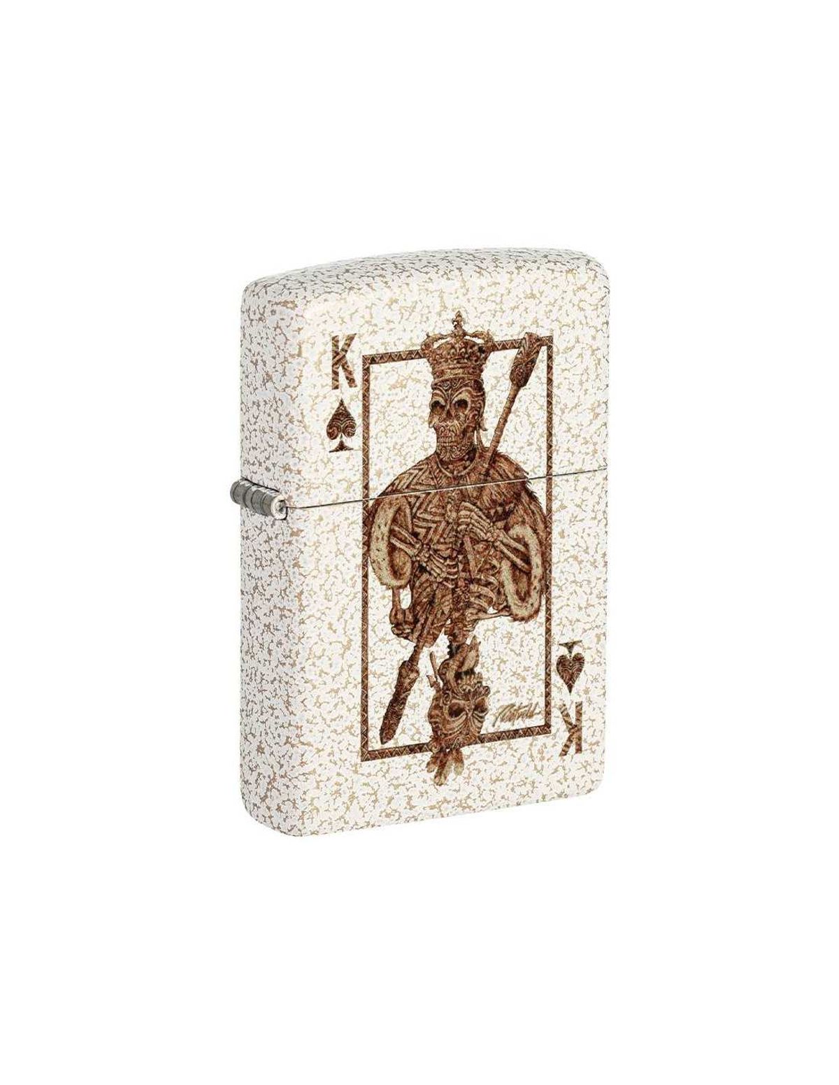 Zippo Rick Rietveld Ace Skull Design - Zippo lighter