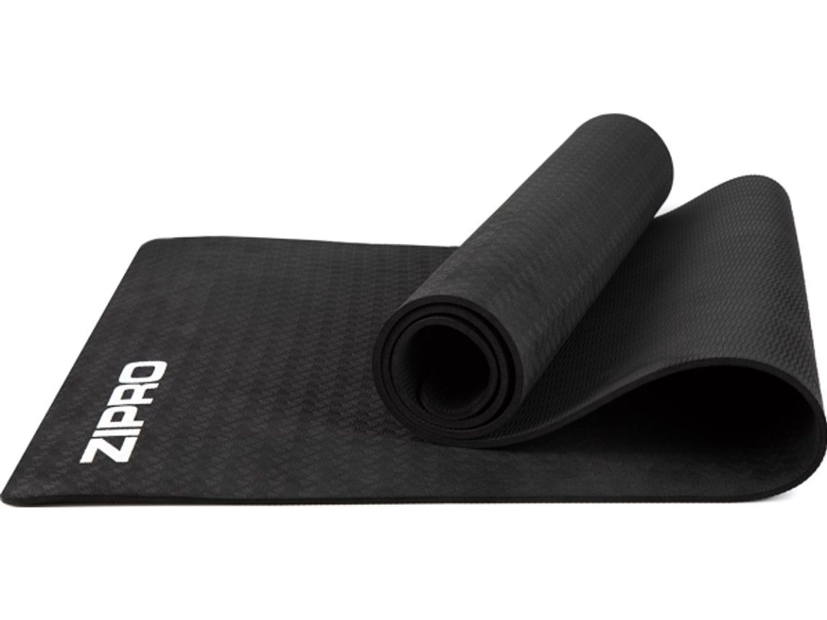 Zipro Exercise Mat - 4Mm - Black - Size: 173X61cm