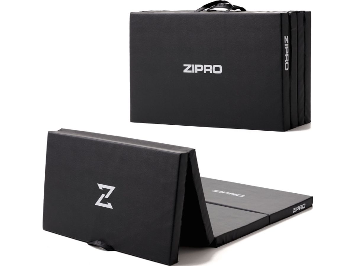 Zipro Gymnastikmadras I 4 Dele 195 Cm X 80 Cm X 5 Cm Sort