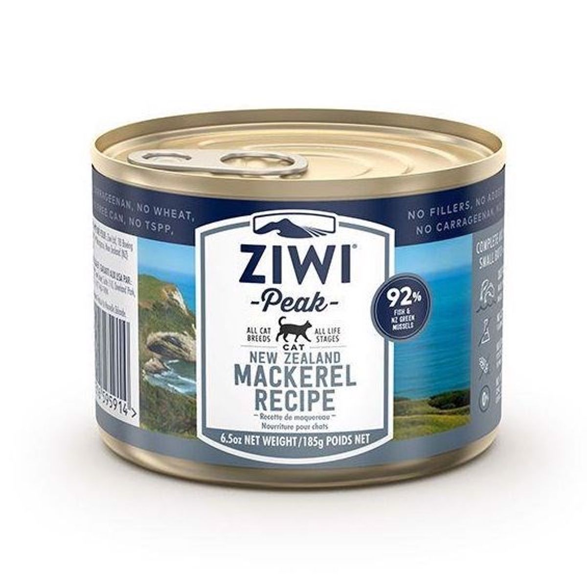 ZiwiPeak Cat dåsemad Mackarel, 185g