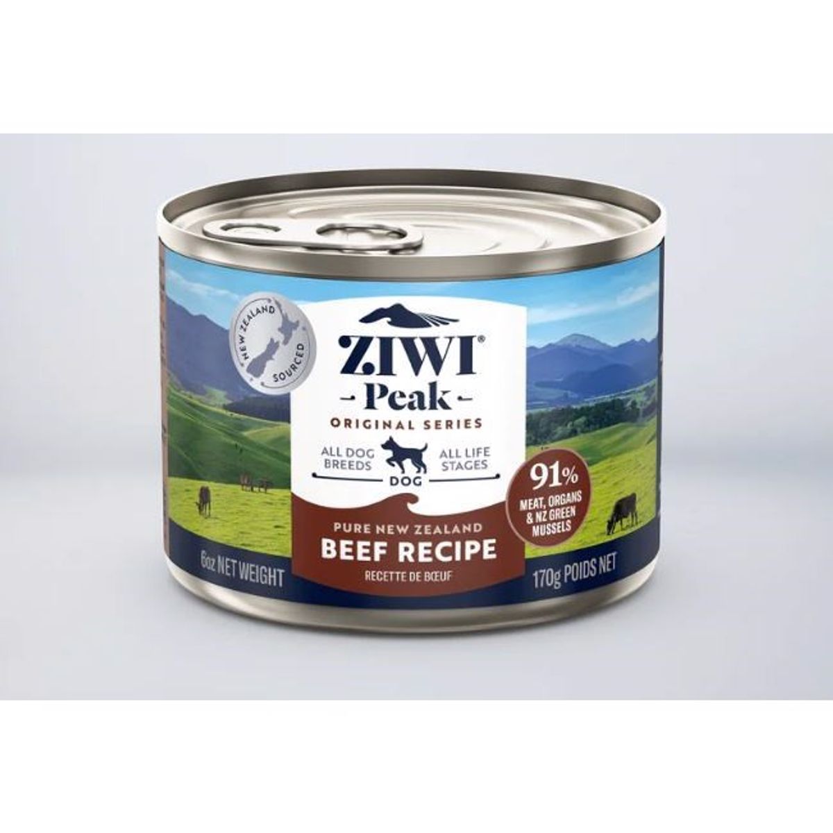 ZiwiPeak Dog dåsemad Beef, 170g