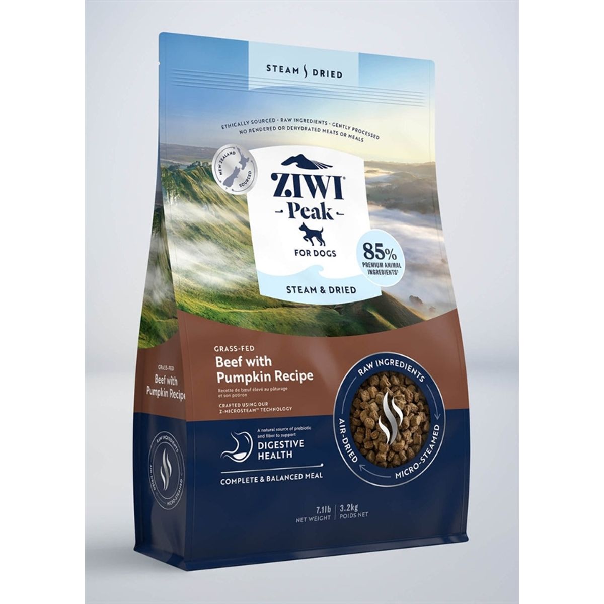 Ziwipeak Dog Steam & Dried, Beef, 3.2 kg