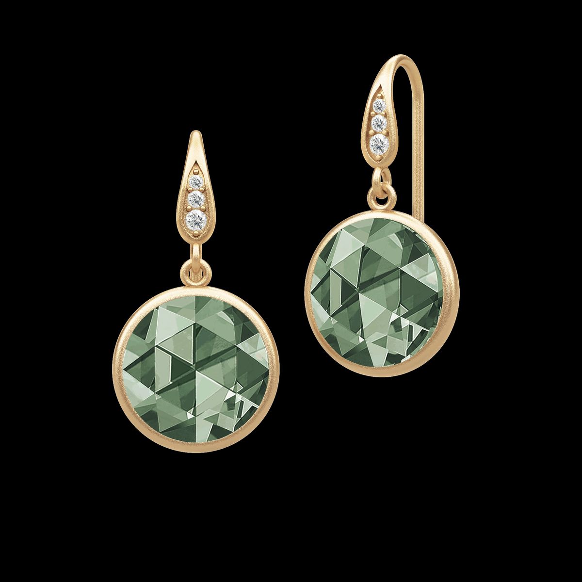 Zoe Earrings Green