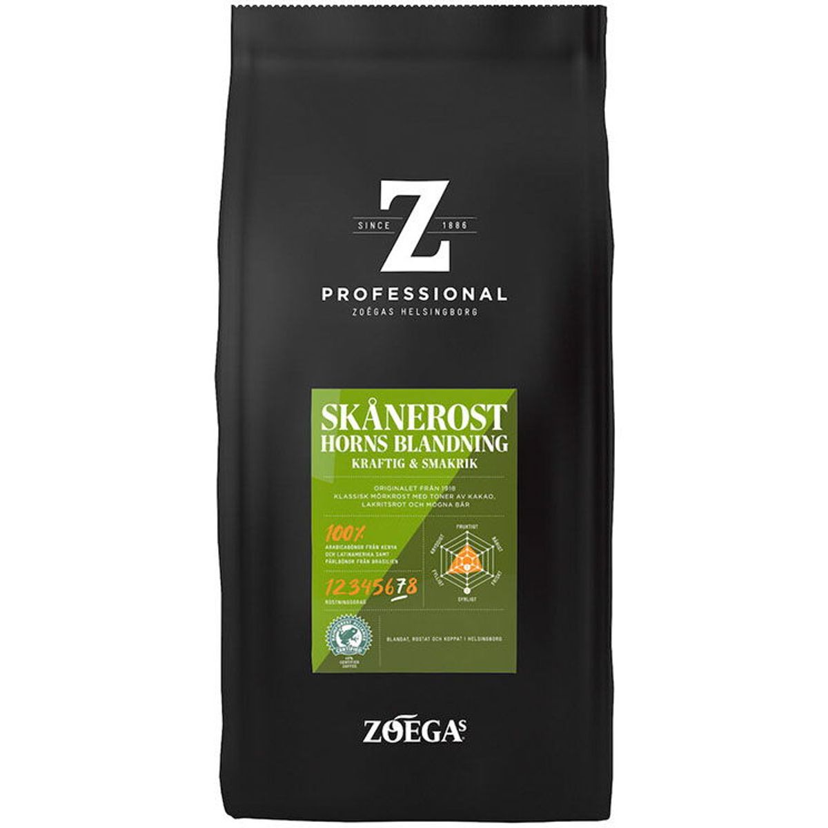 Zoegas Professional Skånerost kaffe 750 g Hele bønner