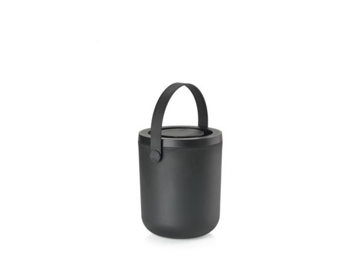 Zone Circular Affaldsspand Dia 16 x 19,5 cm 3 liter-Black