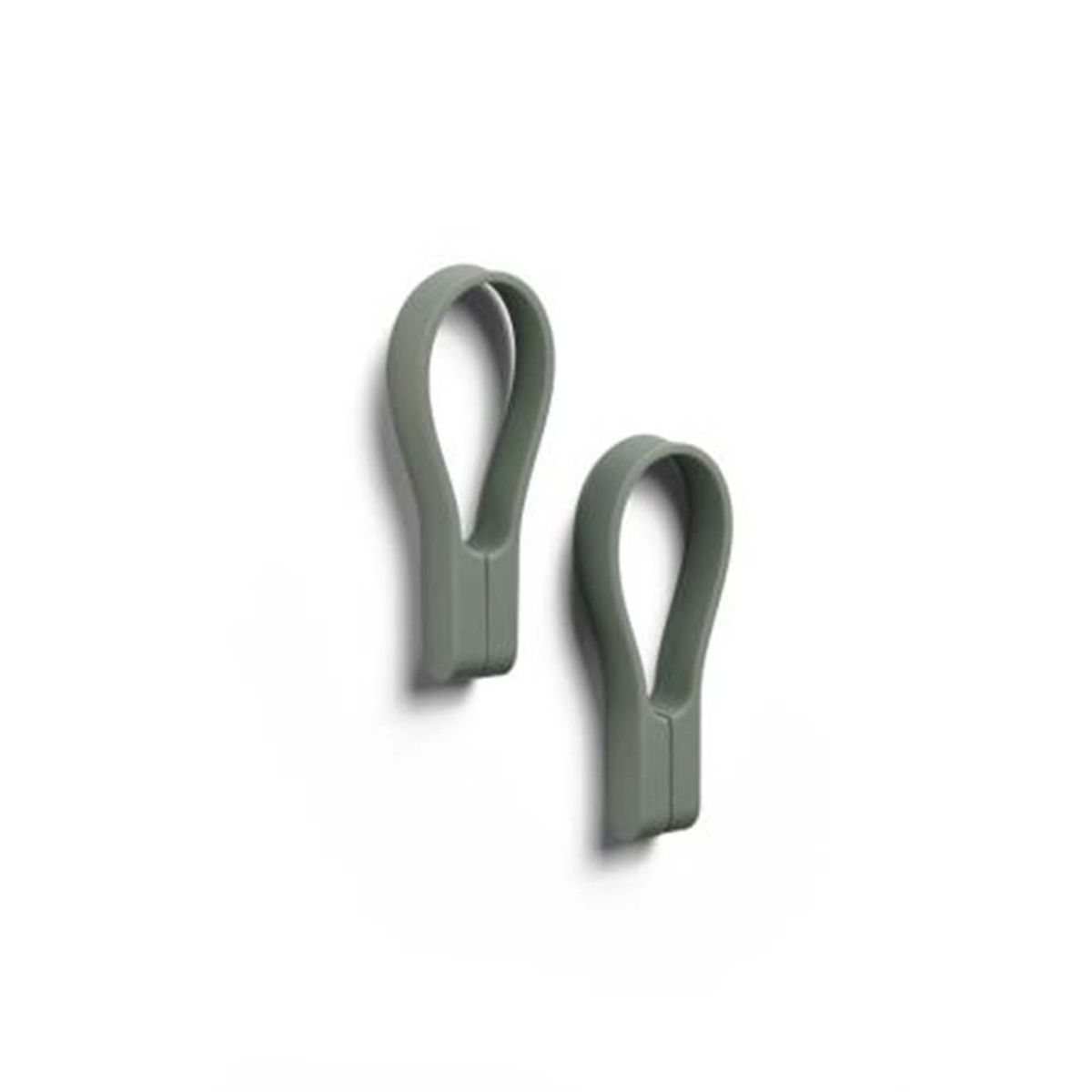 ZONE Denmark - Loop magnet Håndklædestrop 9 cm 2 stk. Olive green