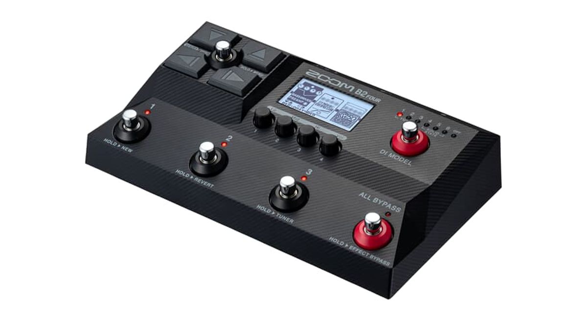 Zoom B2 FOUR Bas Multieffekt