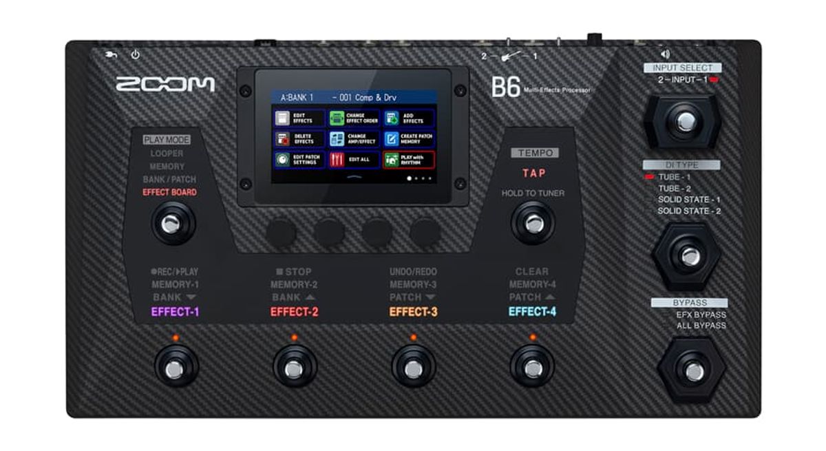 Zoom B6 Bas Multieffekt