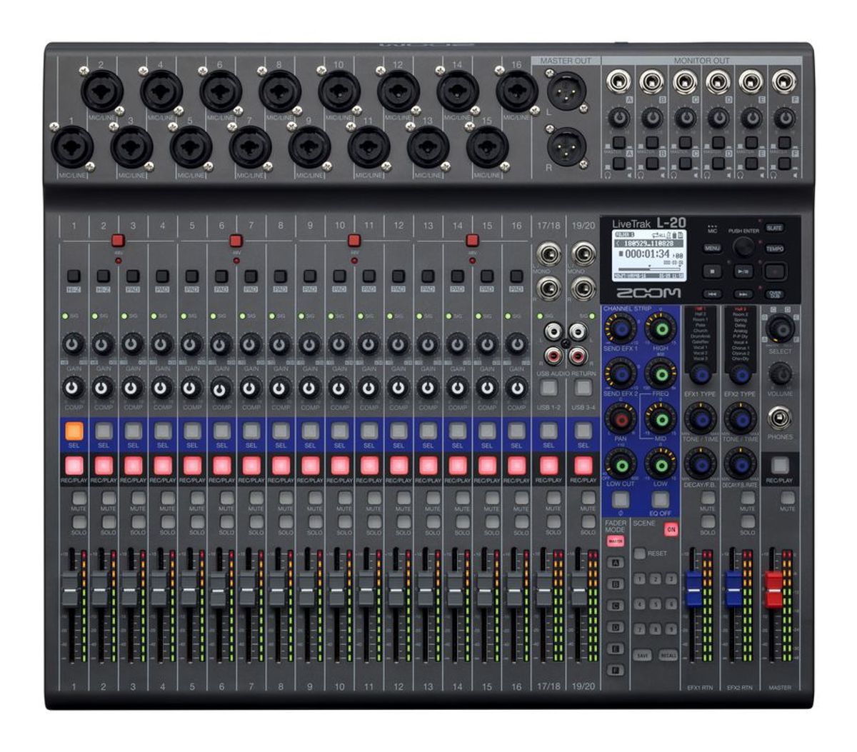 Zoom LiveTrak L-20 Mixer