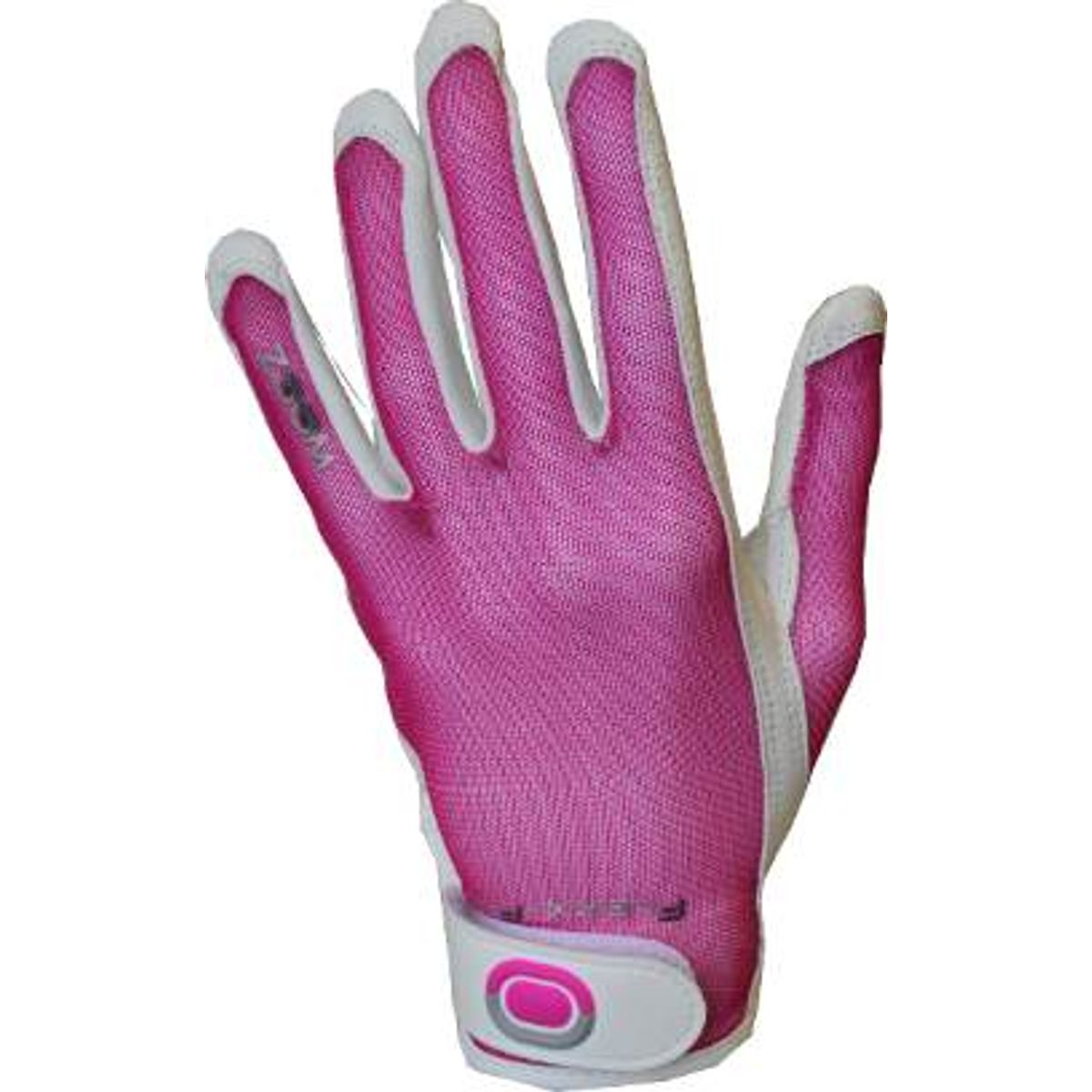 Zoom Sun Style Sommer Dame Golfhandske - Fuchsia/Dots - Venstre - Str. Onesize