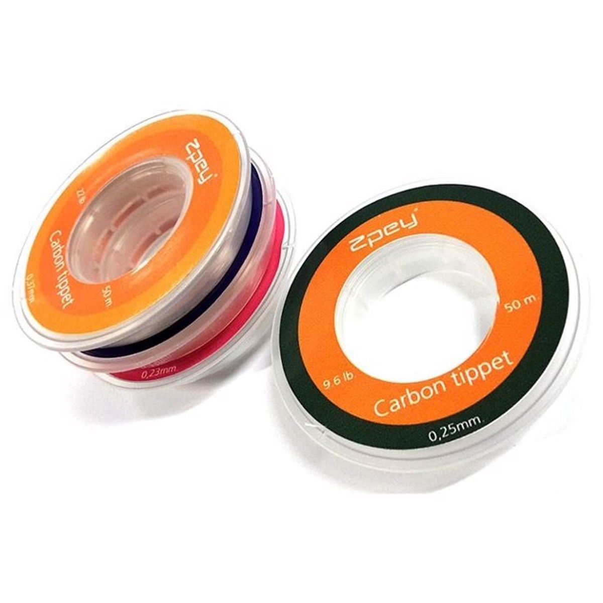 Zpey Fluorocarbon tippet, 50m-0,23 mm / 7,9 lb - Fluorocarbon