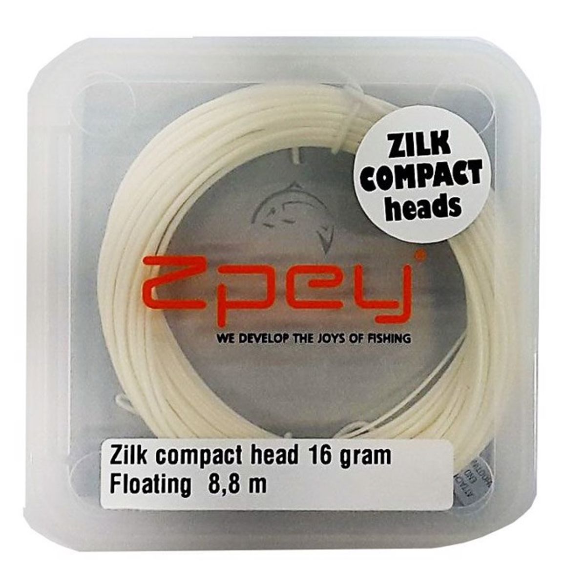 Zpey Zilk compact flydende, 1-hånds-#7 / 16 gr / 8,8m - Skydehoved