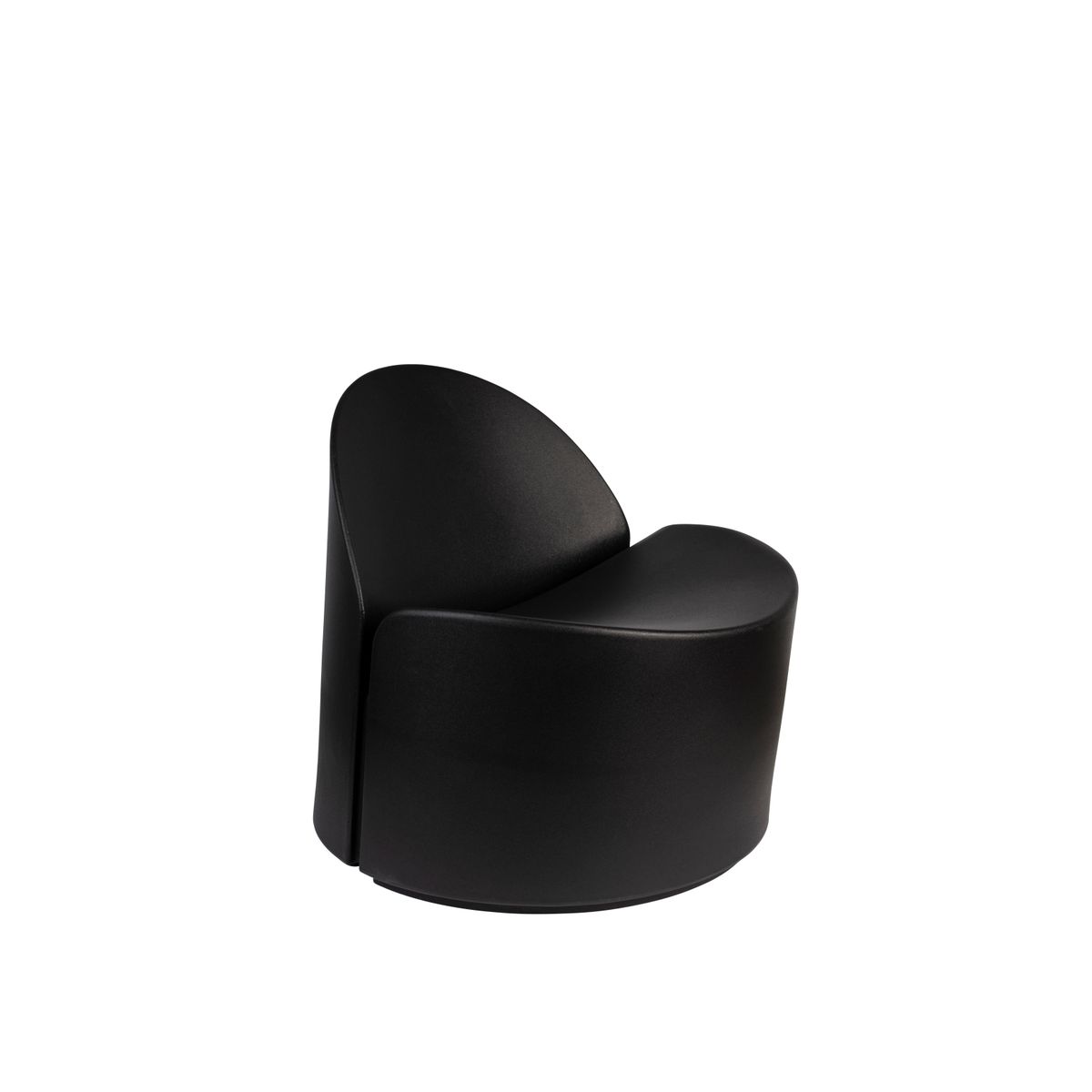 ZUIVER Loungestol Bloom Black-Black