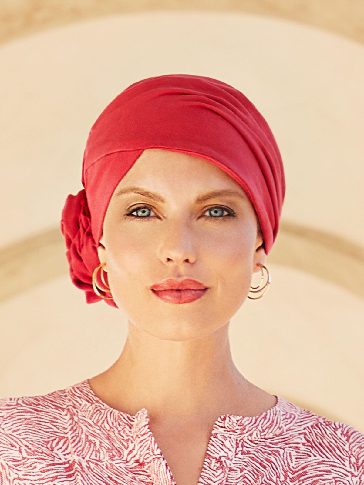 Zuri Turban | Lipstick Red