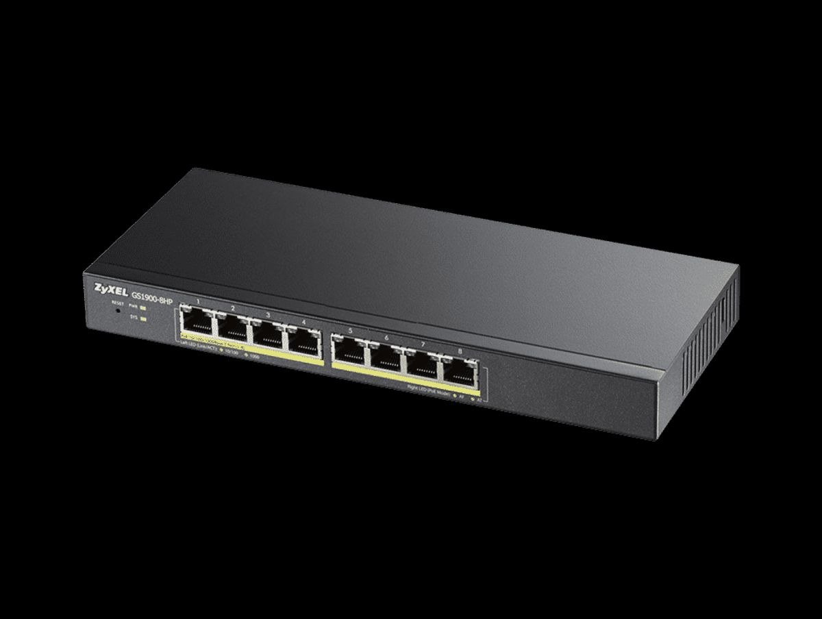 Zyxel GS1900-8HP Switch 8-porte Gigabit PoE+