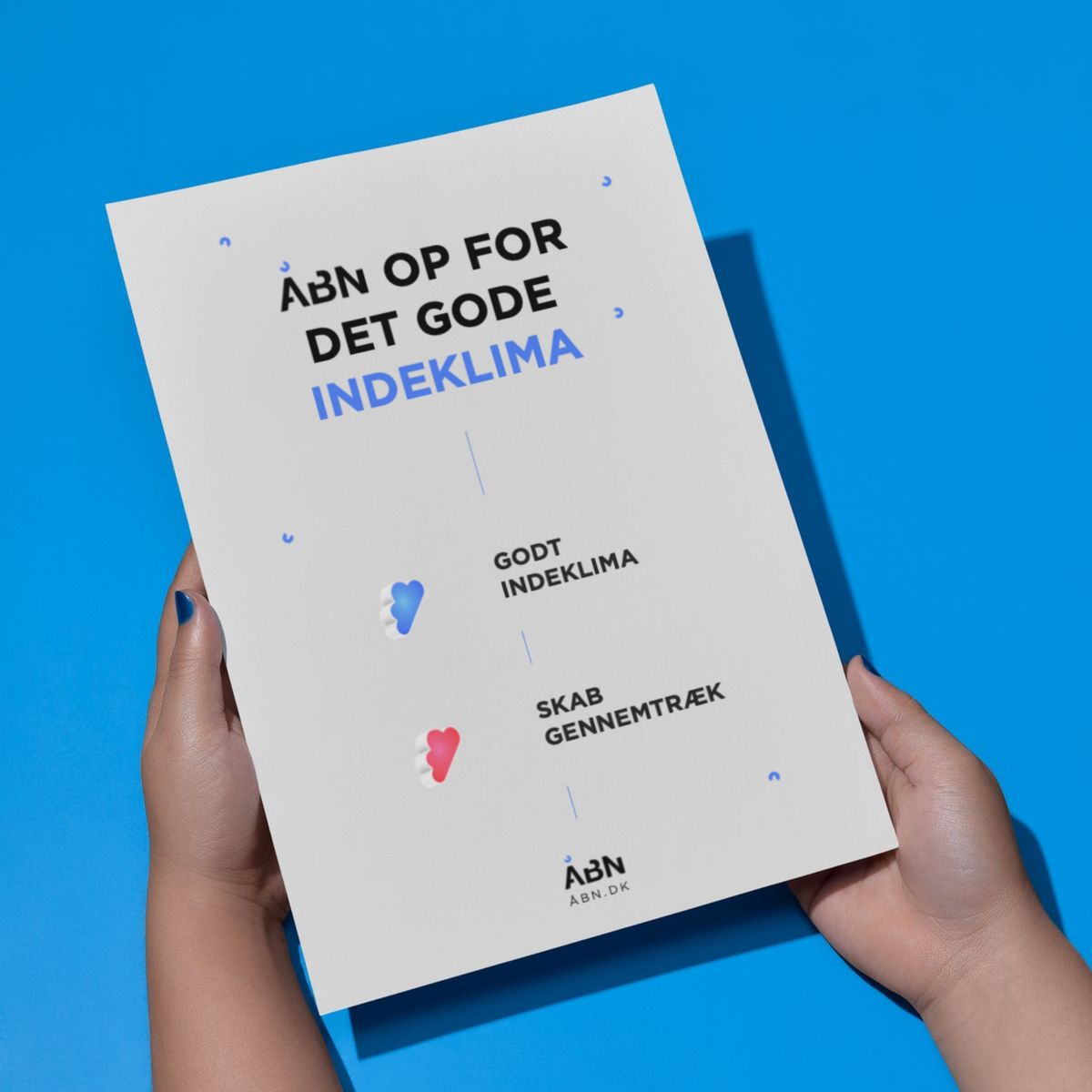 ÅBN plakat - ÅBN op for det gode indeklima