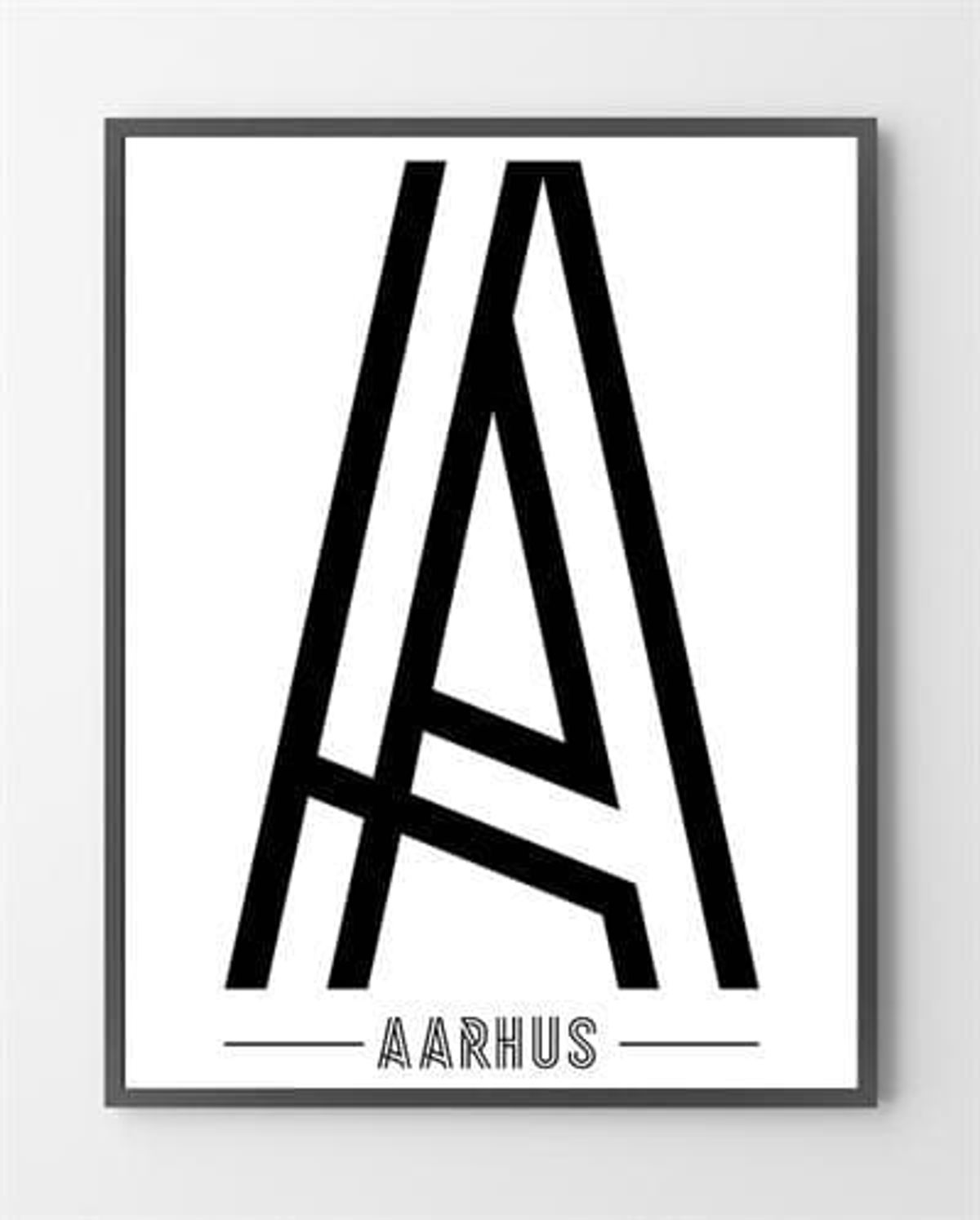 Århus - Plakat - 50x70 cm.