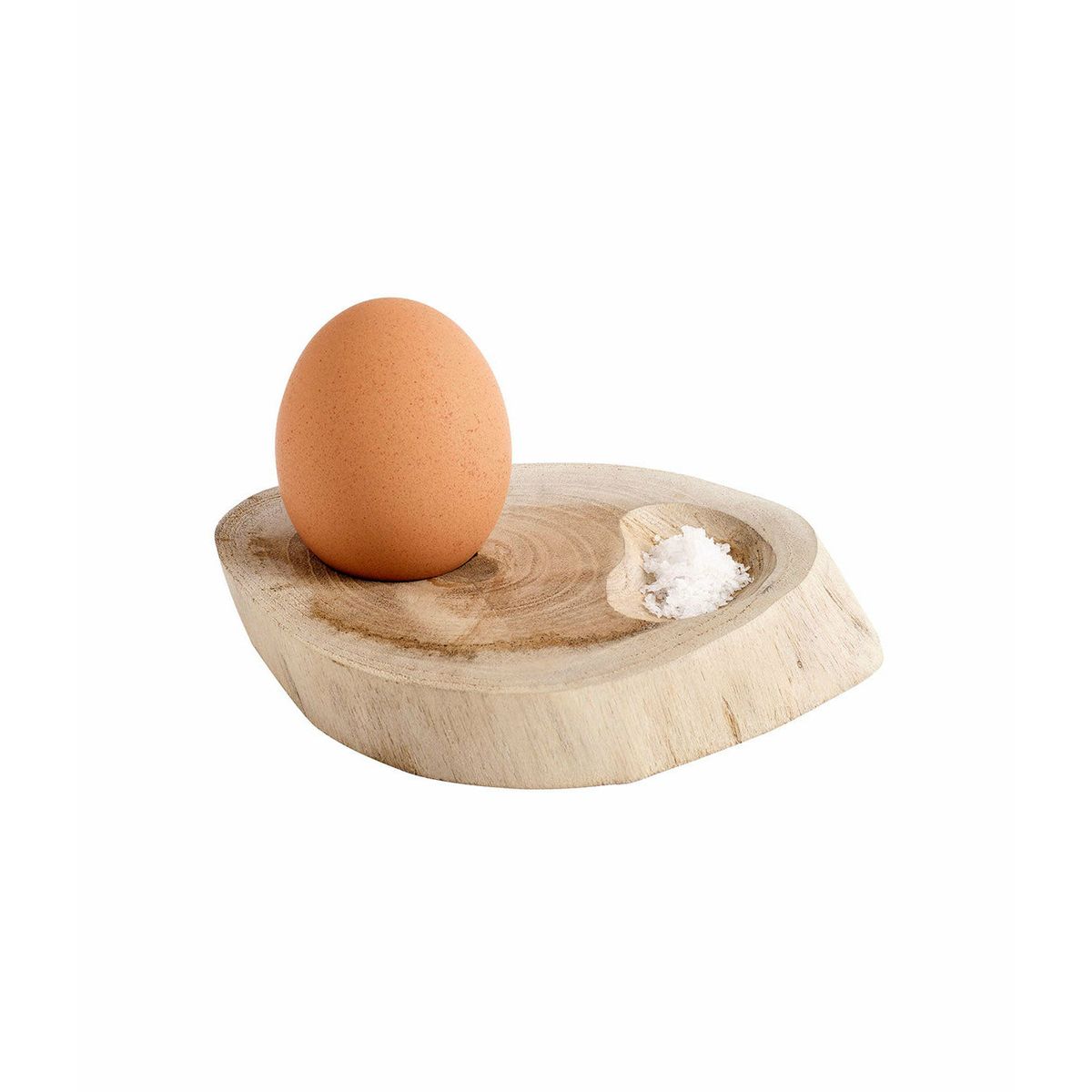 Æggebæger Organic S/4 - Natur - Teak - W: 9,5 H: 2 L: 11,5 cm