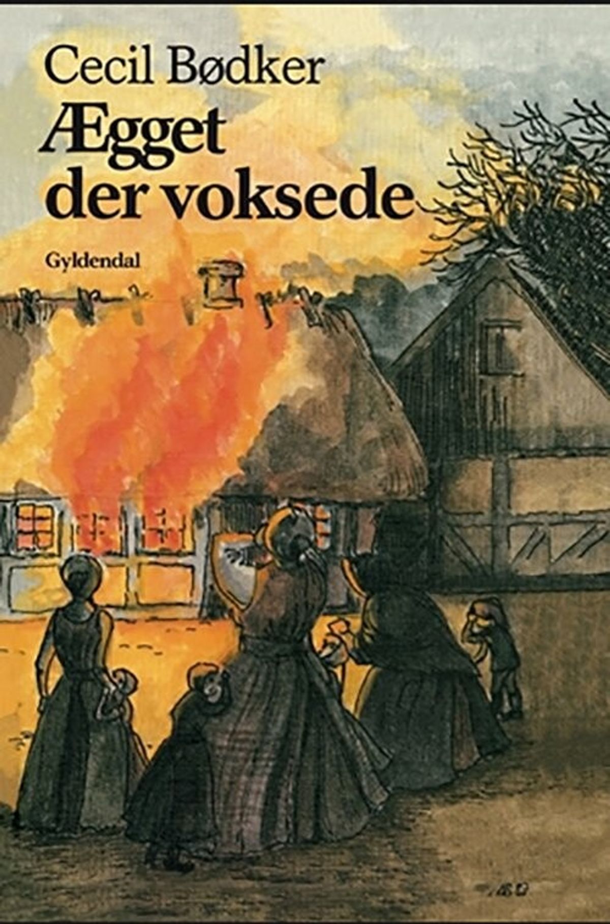 ægget Der Voksede - Cecil Bødker - Bog