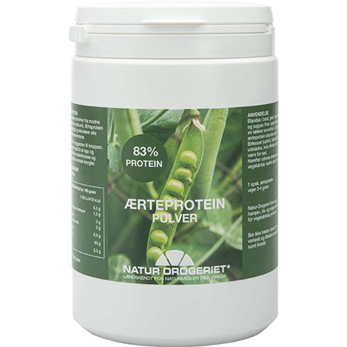 Ærteprotein Mega 83% - 350 gram