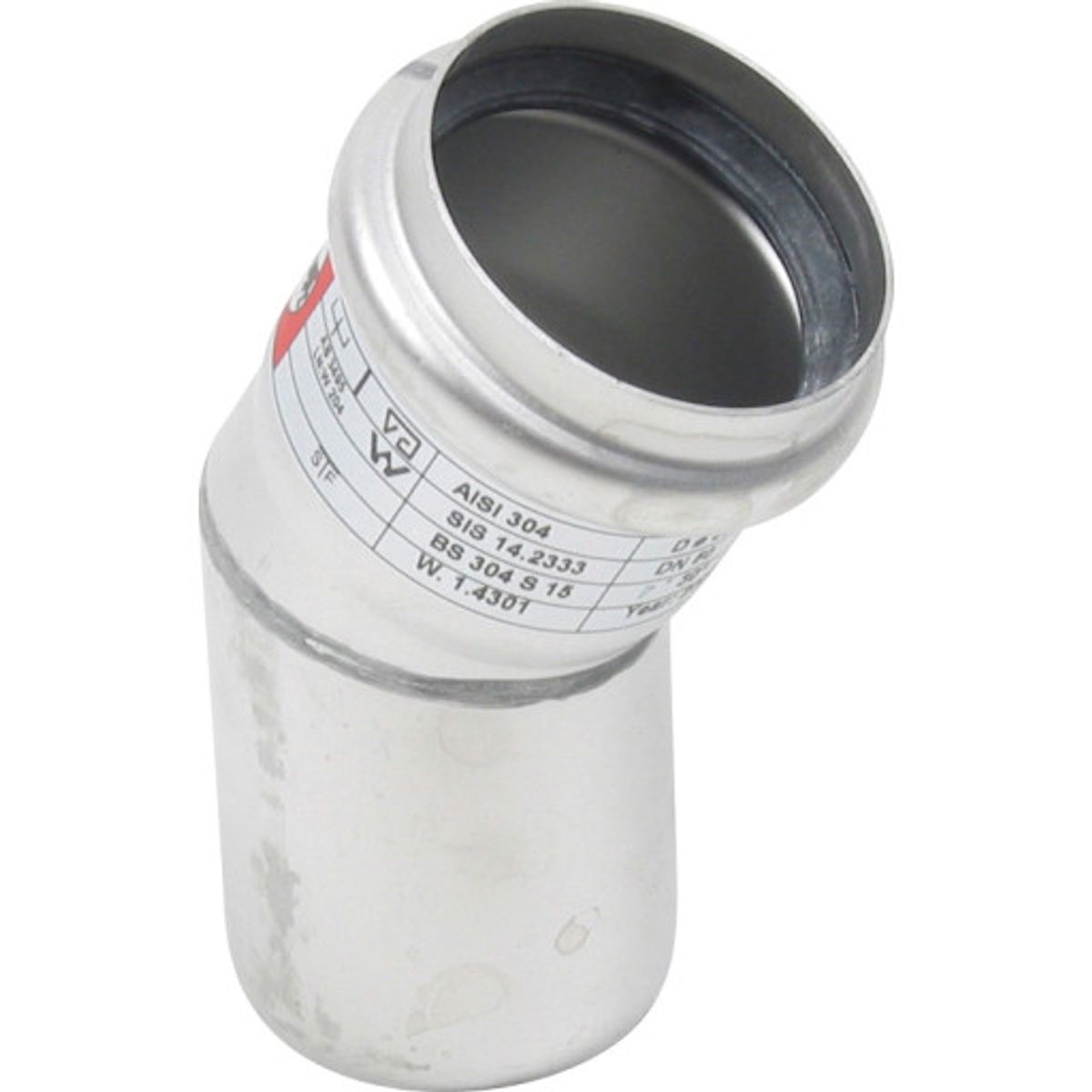 Ø 50 mm x 30° Bøjning syrefast AISI316L/EN1.4404 Blücher