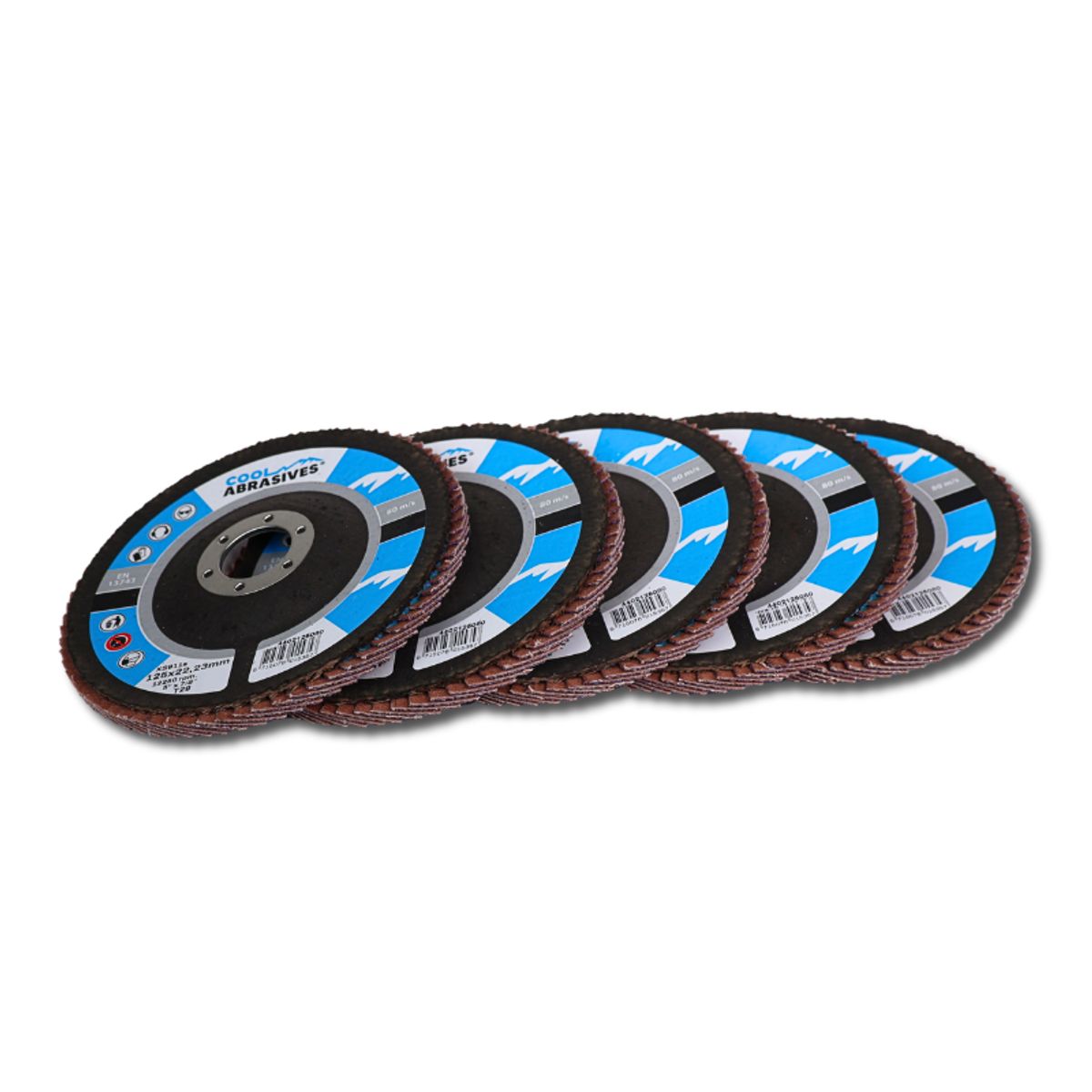 Ø125mm Keramiske Lamelflapskiver (Cool Flap Disc) - 5 stk.