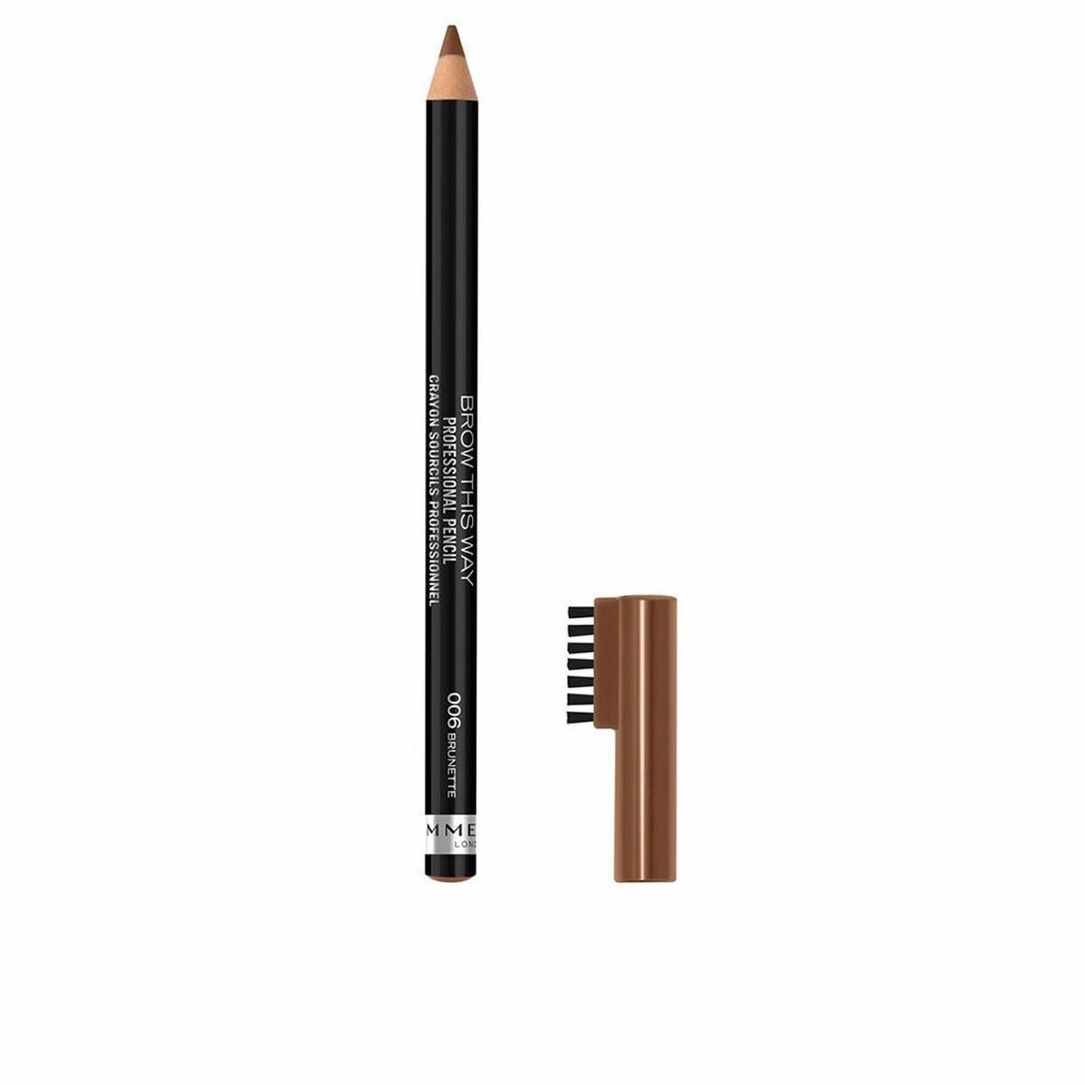 Øjenbrynsblyant Rimmel London Brow This Way 006-brunette