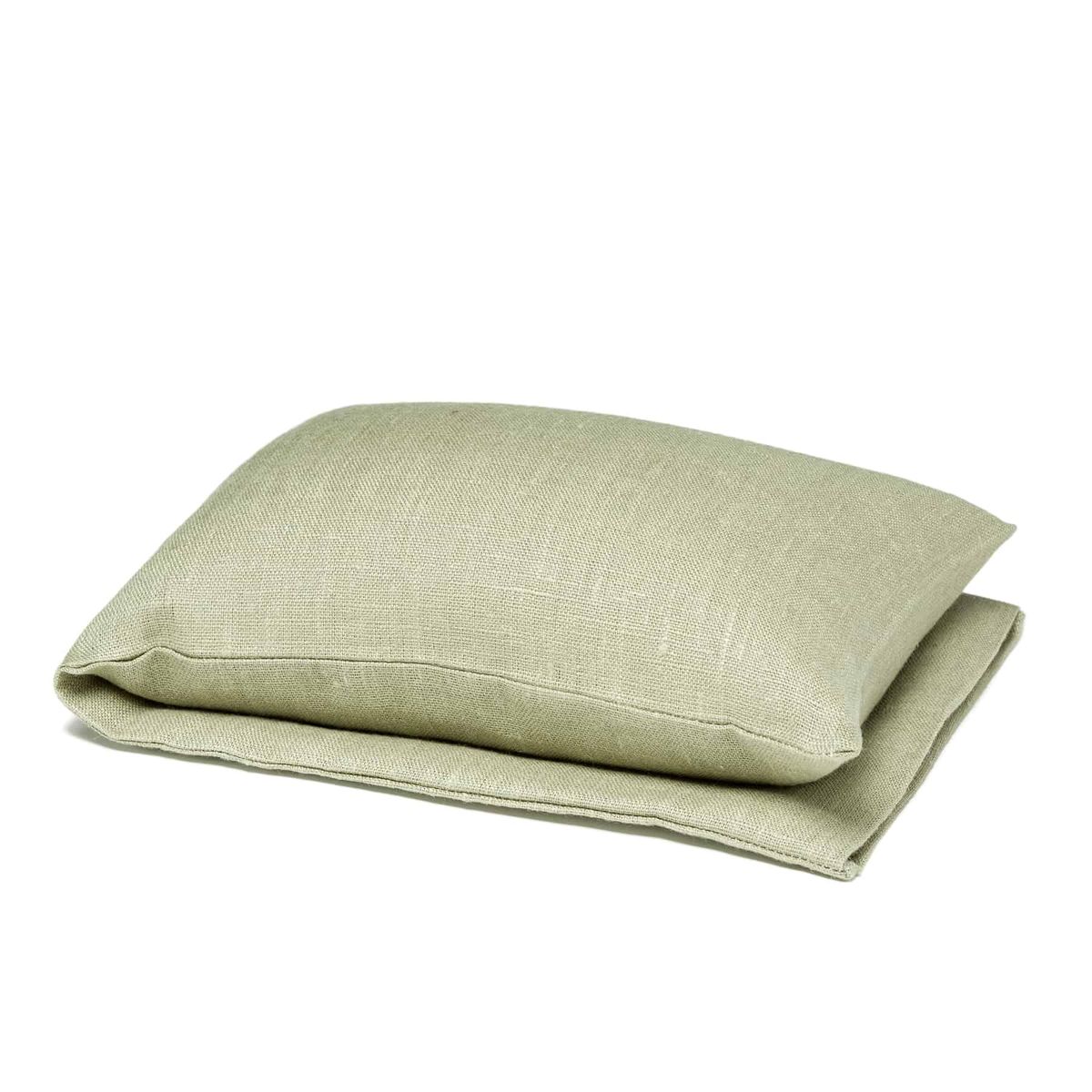 Øjenpude med hvedekerner - Light Olive Green