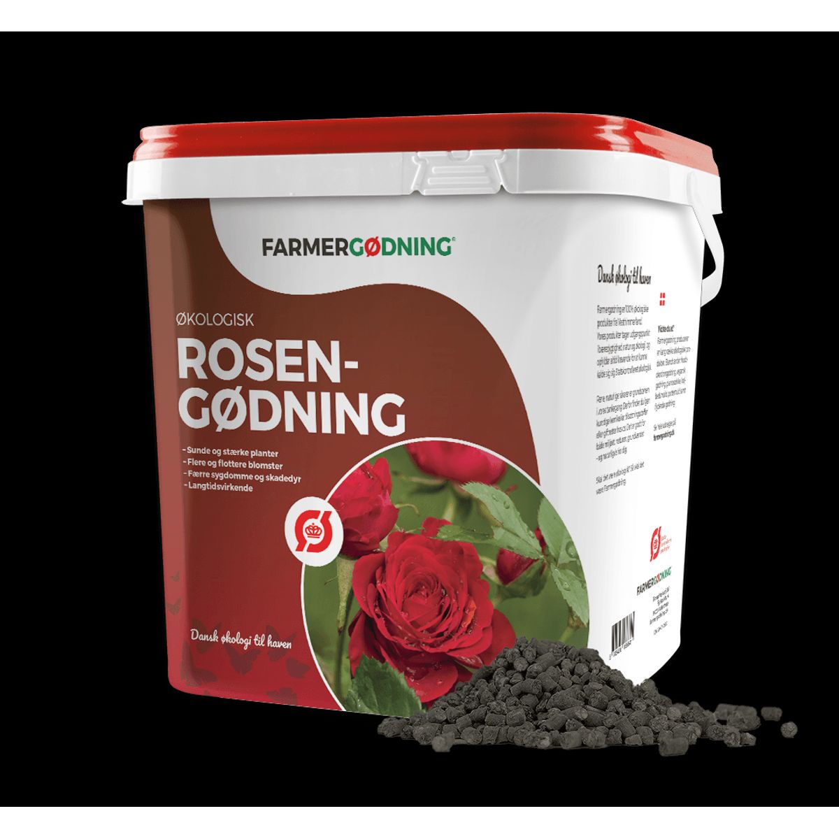 Økologisk Rosengødning - 5 liter