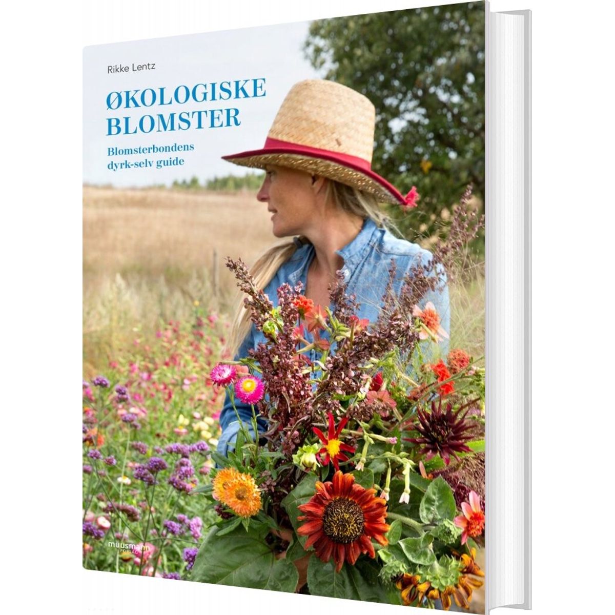 økologiske Blomster - Rikke Lentz - Bog