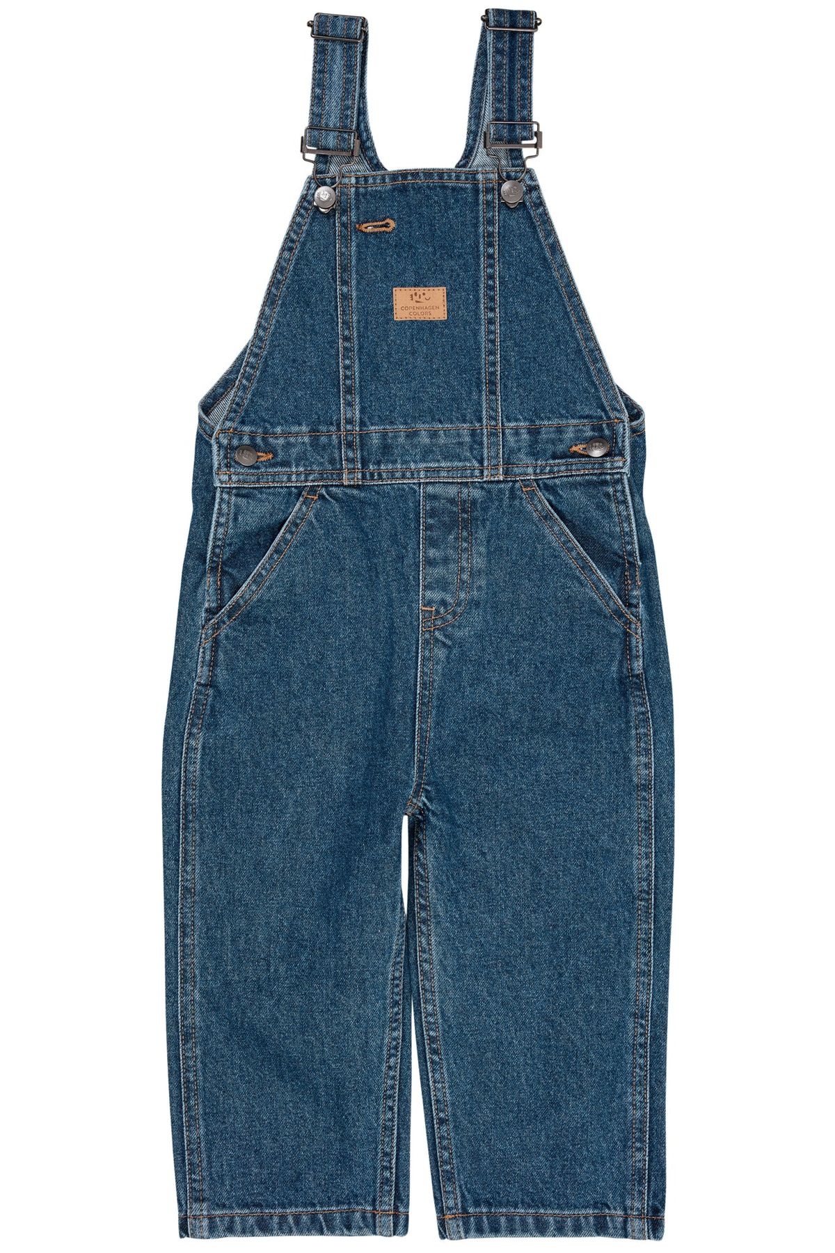 ØKOLOGISKE OVERALLS - INDIGO BLUE WASHED - INDIGO BLUE WASHED / 110