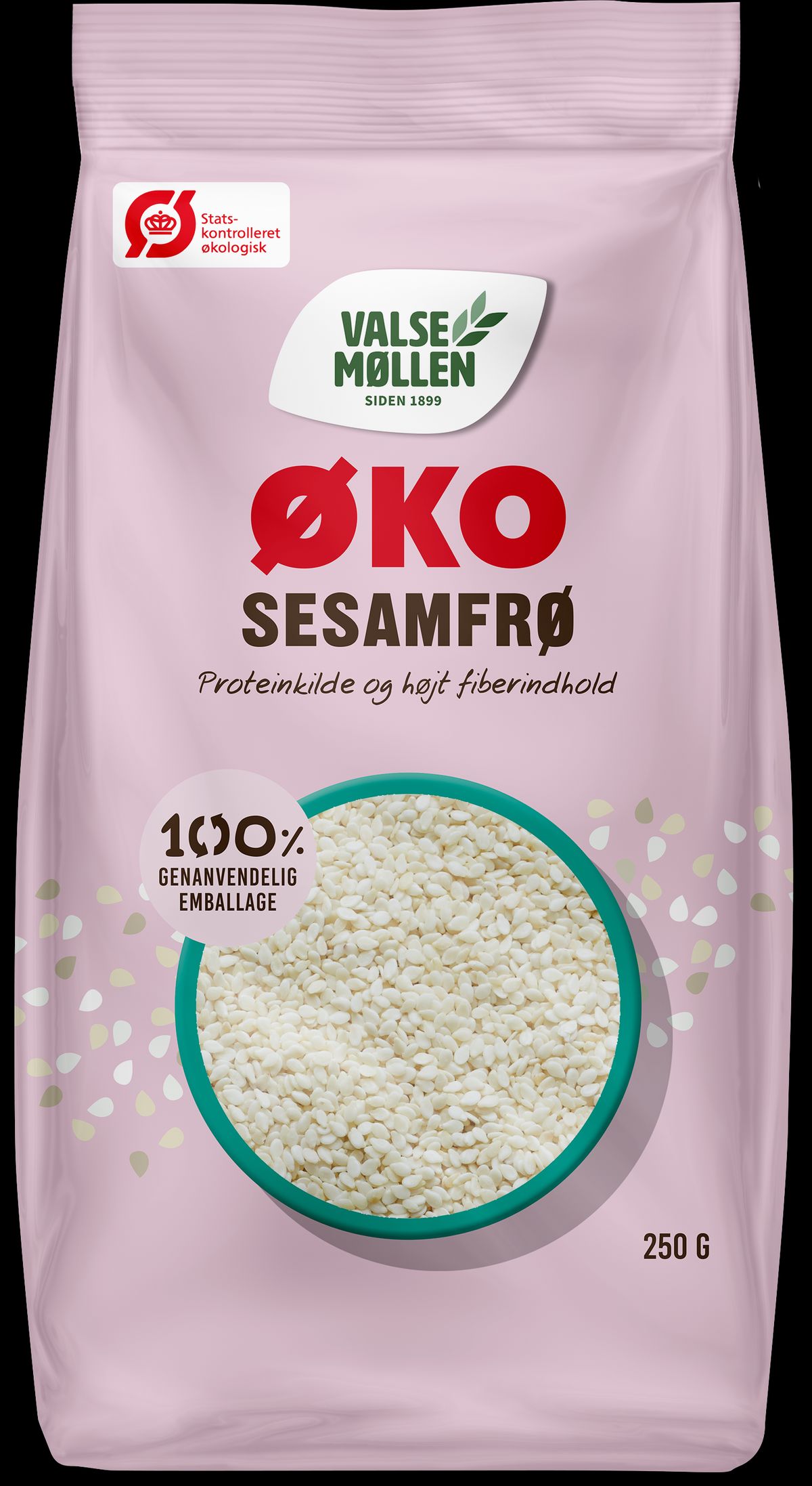 Økologiske sesamfrø 350 g - Valsemøllen