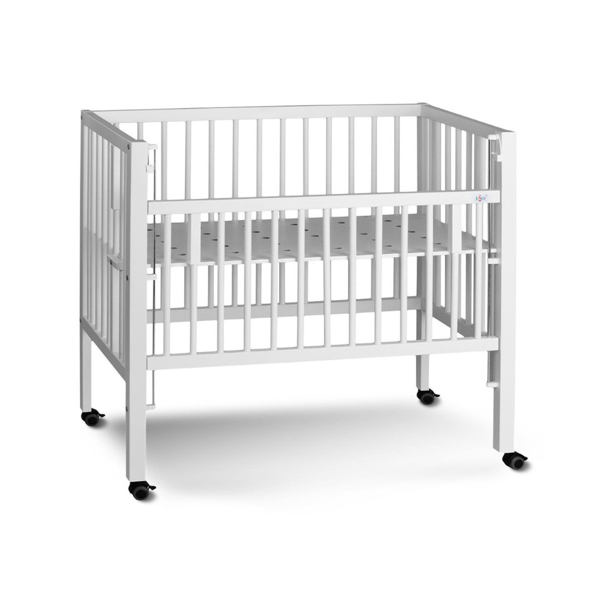 Tissi - Maxi Bedside Crib / Børneseng, Hvid