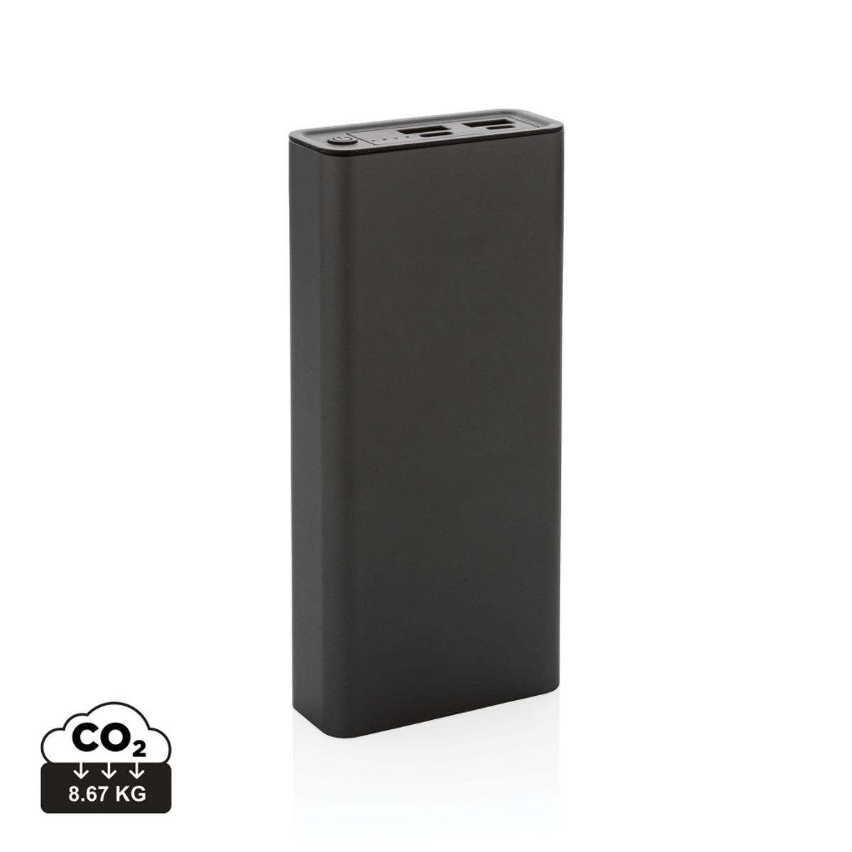 Terra 20w/20.000 mAh Powerbank, RCS Genanvendt Aluminium, grå