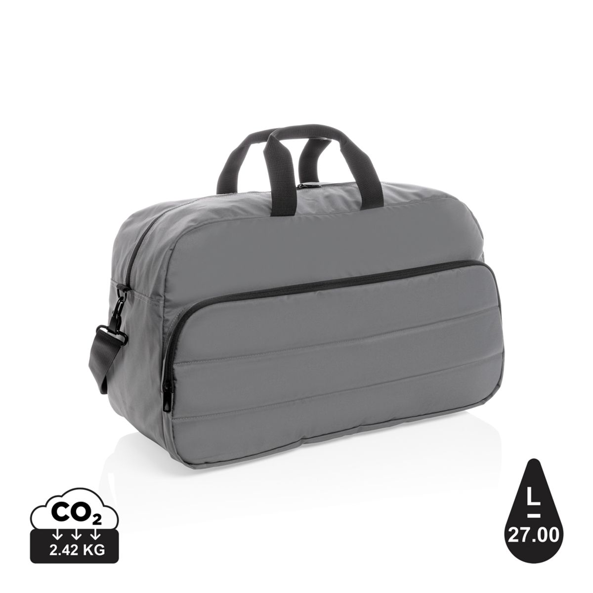 Impact Aware&trade; Rpet Weekend Duffel Taske, Stenkul