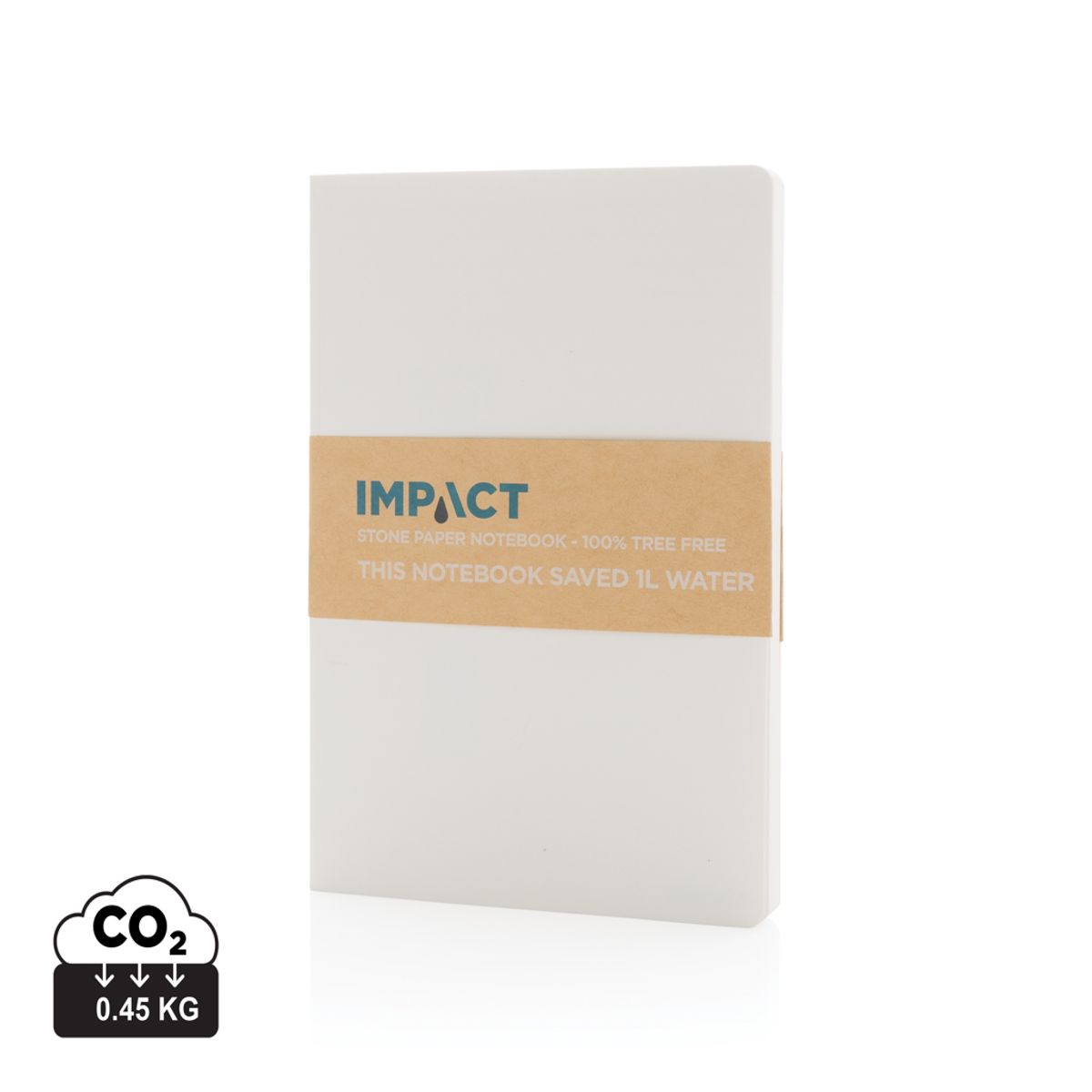 Impact Softcover Stenpapir A5 Notesbog, Hvid