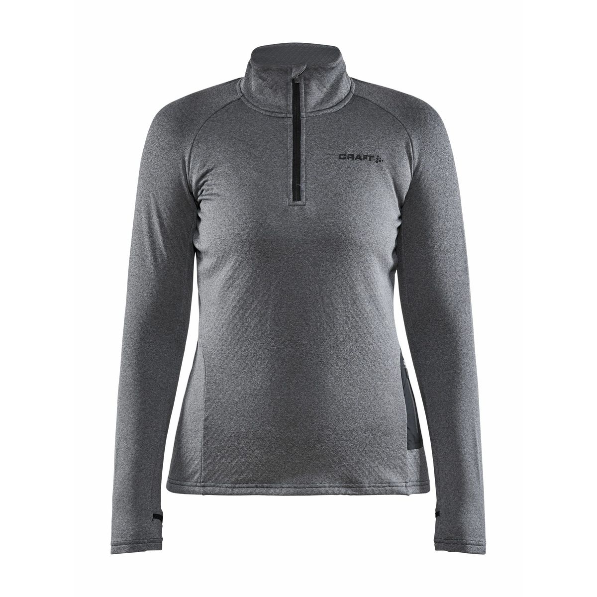 Craft - CORE Trim Thermal Midlayer Kvinder - Dk Grey Melange S