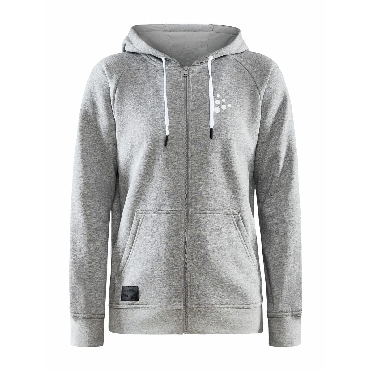 Craft - CORE Craft zip hood Kvinder - Grey Melange S