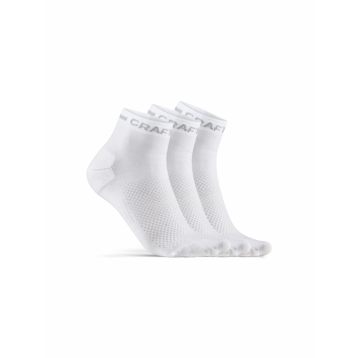 Craft - CORE Dry Mid Sock 3-Pack - White 40/42