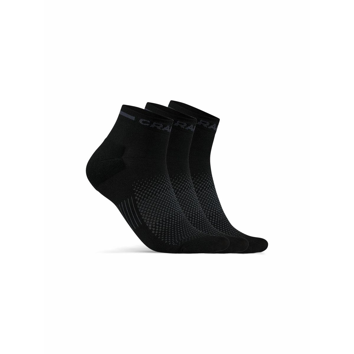 Craft - CORE Dry Mid Sock 3-Pack - Black 46/48