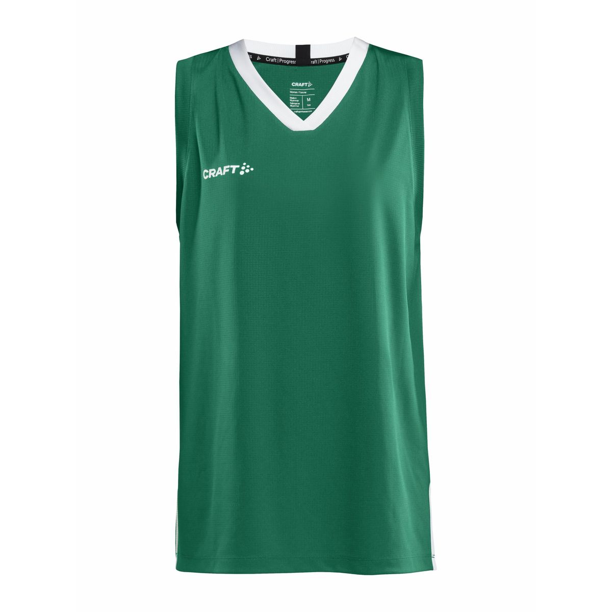 Craft - Progress Basket Singlet JR - Team Green 122/128