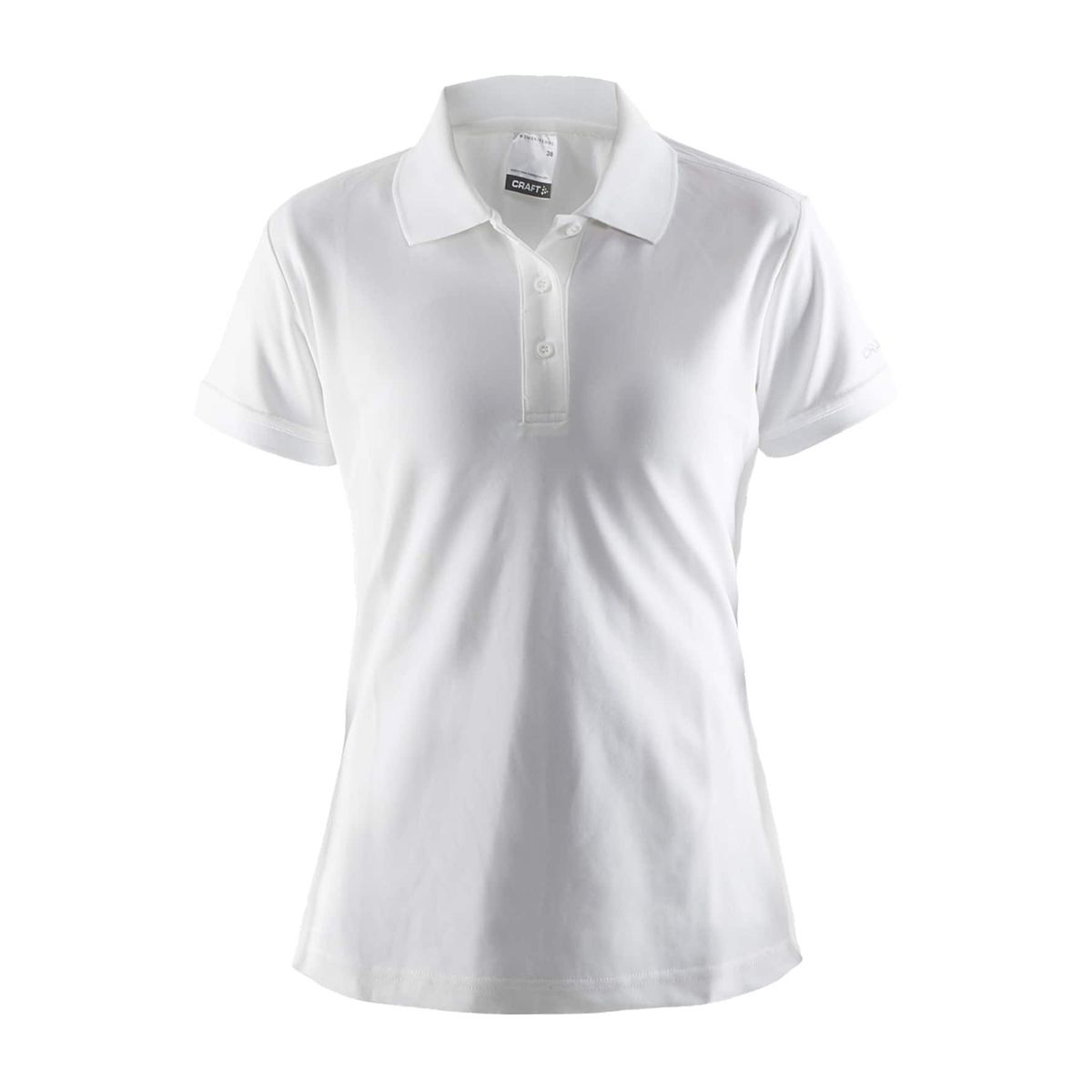 Craft - Polo Shirt Pique Classic Kvinder - White 38/M