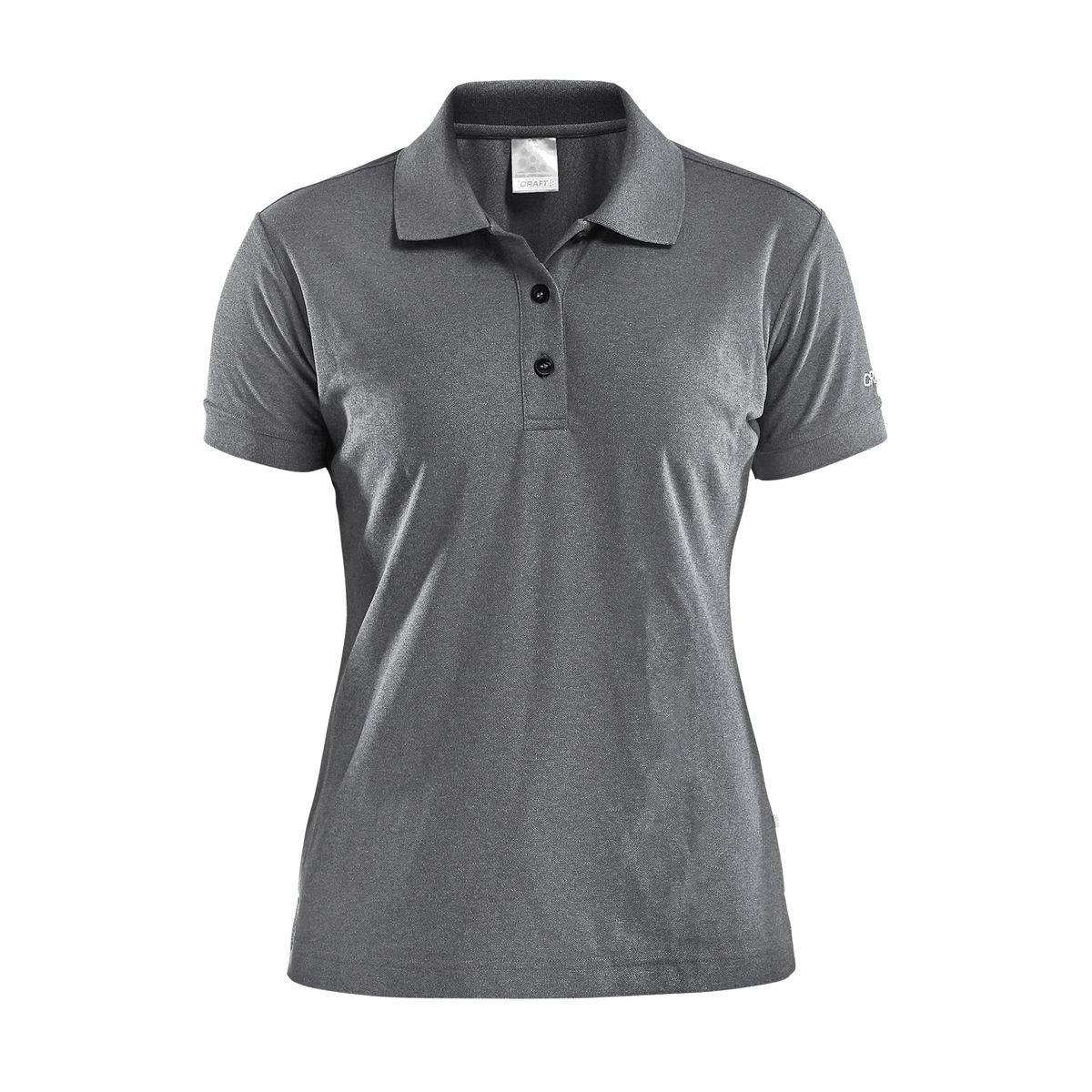 Craft - Polo Shirt Pique Classic Kvinder - Dark Grey Melange 36/S