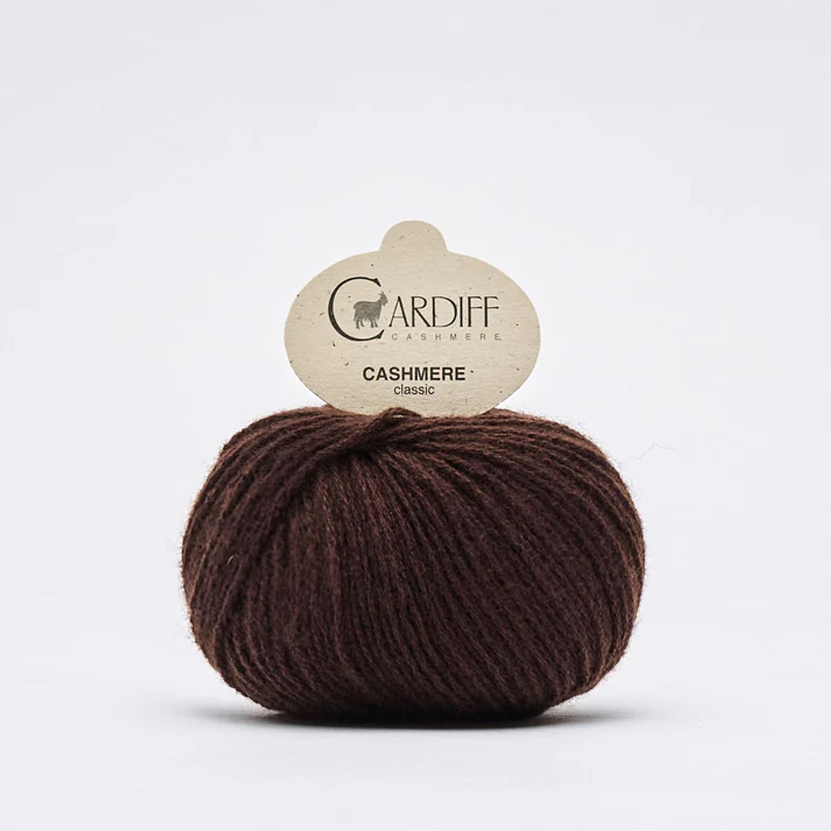 Cardiff Cashmere Classic Cacao 643