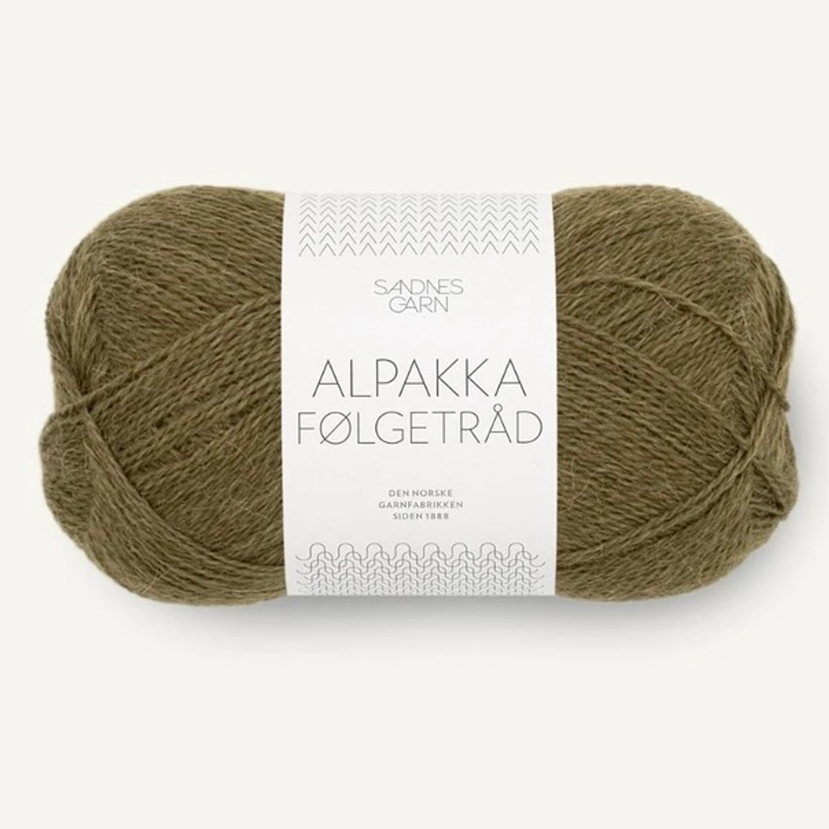 Alpakka Følgetråd Dark Olive 9873