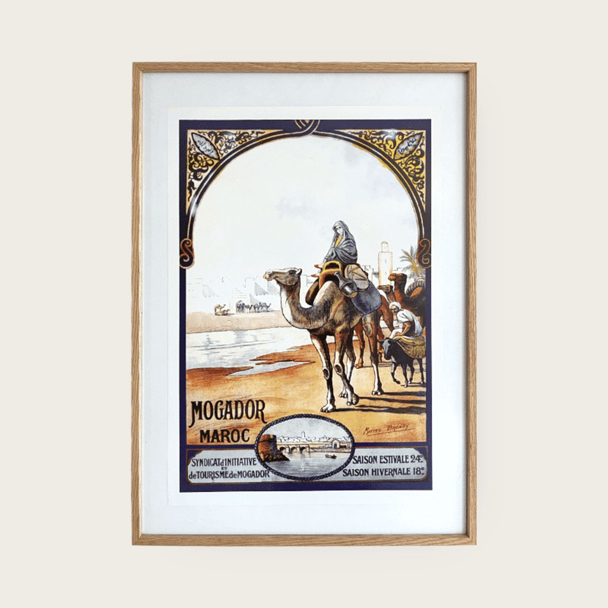 Plakat 40x60 cm. MAROC MOGADOR