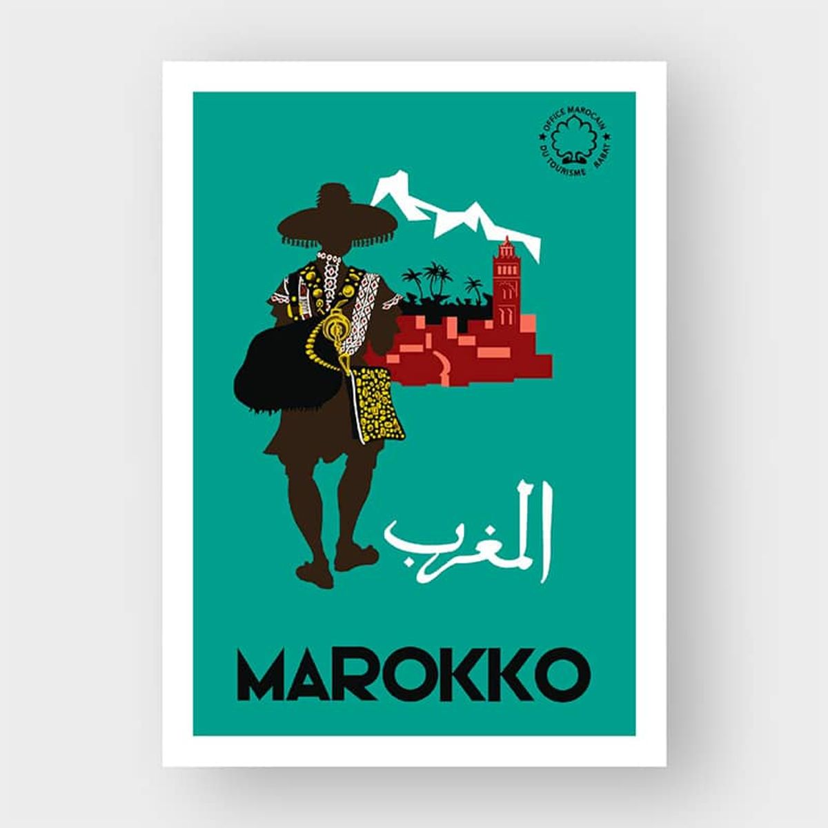 Plakat MAROKKO - 30x40