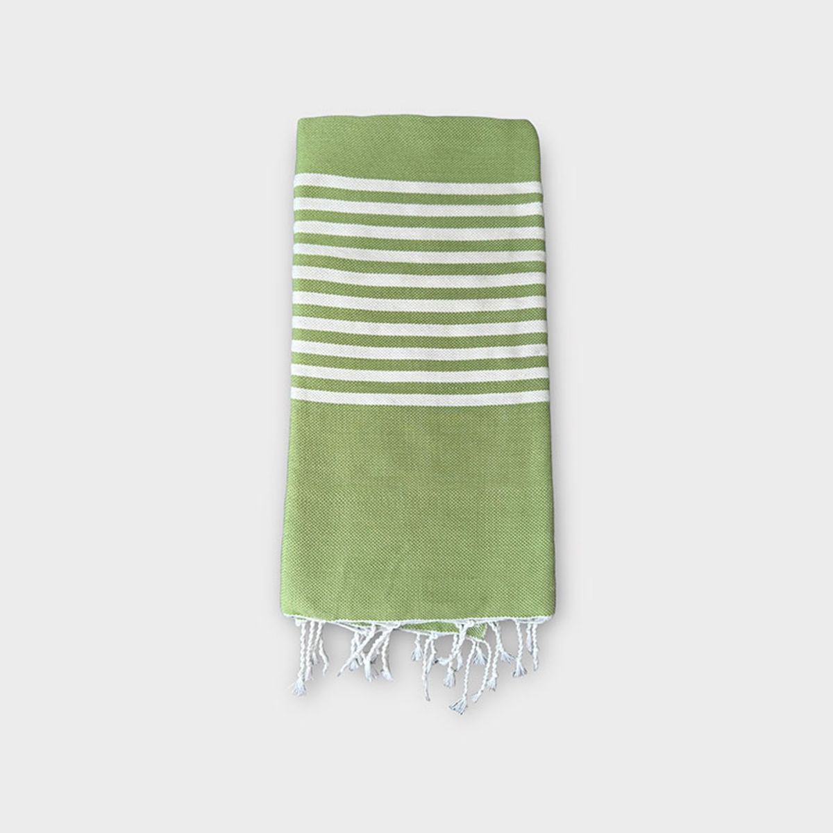 Marokkansk FOUTA hammamhåndklæde - Lysegrøn