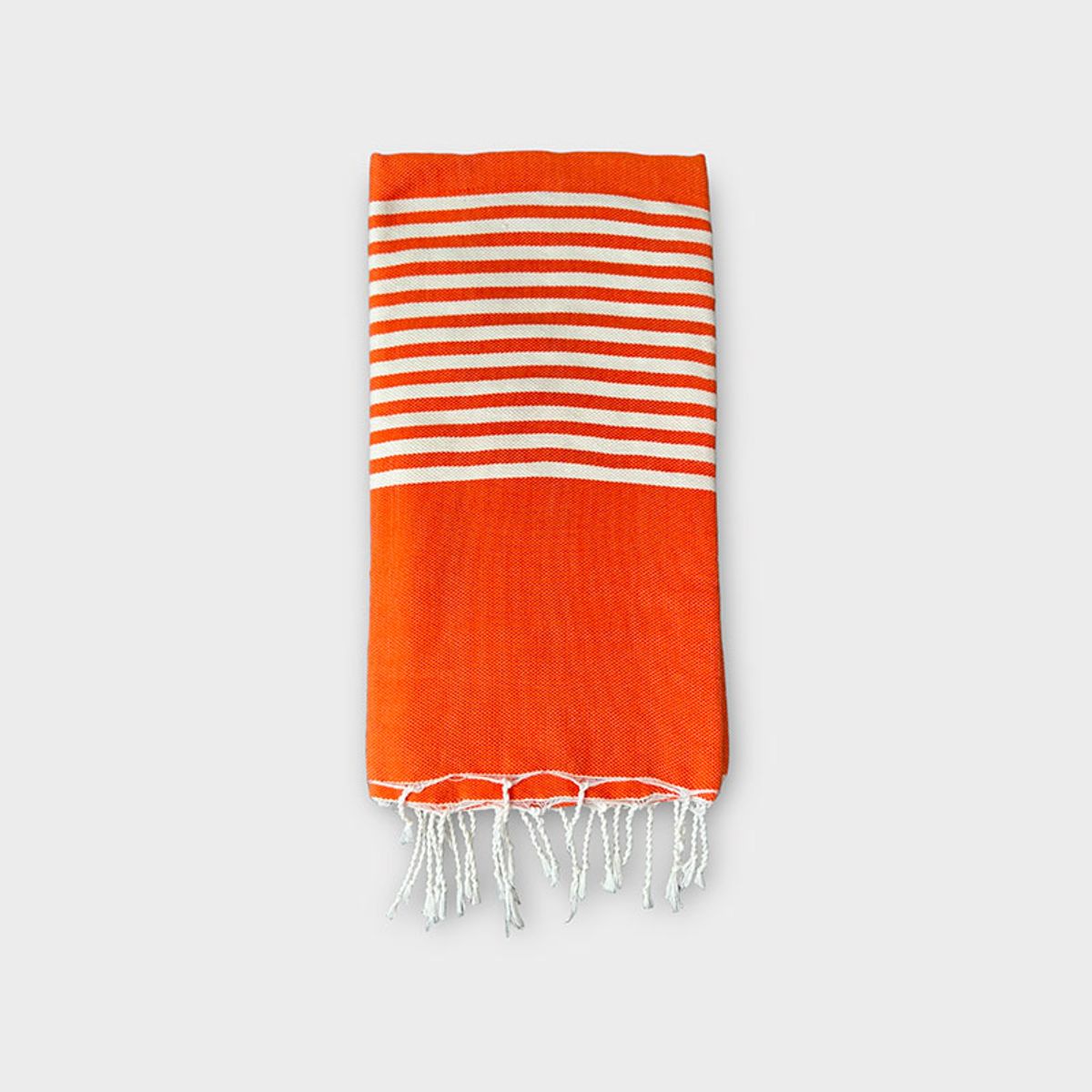 Marokkansk FOUTA hammamhåndklæde - Orange